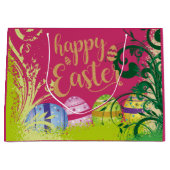 Garden Blume Ostereier Große Geschenktüte (Vorderseite)