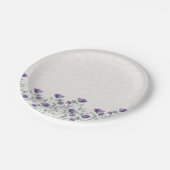 Garden Blume Papier Teller (Schrägansicht)