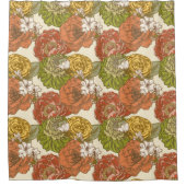 Garden Blume Pattern Duschvorhang (Vorderseite)