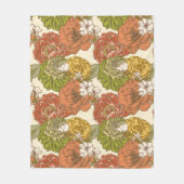 Garden Blume Pattern Fleecedecke (Vorderseite)