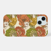 Garden Blume Pattern iPhone 15 Hülle (Rückseite (Horizontal))