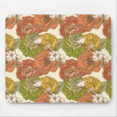 Garden Blume Pattern Mousepad (Vorne)