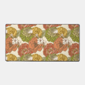 Garden Blume Pattern Schreibtischunterlage (Vorderseite)