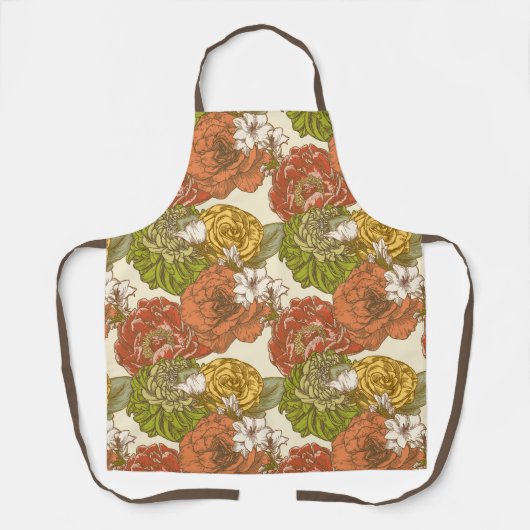 Garden Blume Pattern Schürze (Vorderseite)