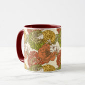 Garden Blume Pattern Tasse (Vorderseite Links)