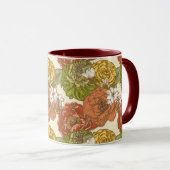 Garden Blume Pattern Tasse (VorderseiteRechts)