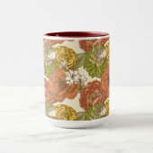 Garden Blume Pattern Tasse (Zentrum)