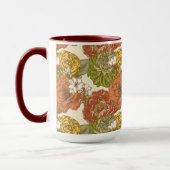 Garden Blume Pattern Tasse (Links)