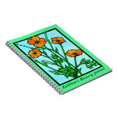 Garden-Blume - Personal Memory Journal behalten Notizblock (Rechte Seite)