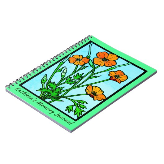 Garden-Blume - Personal Memory Journal behalten Notizblock (Linke Seite)