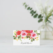 Garden Blume Räume Dekorator Visitenkarte (Stehend Vorderseite)