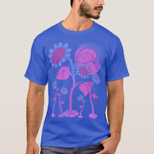 Garden Blume Retro 90s Art Hippie Vaporwave Sunfl T-Shirt