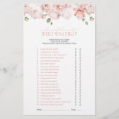 Garden Blume sagte er sagte, sie sagte rosa Duschs (Vorderseite)