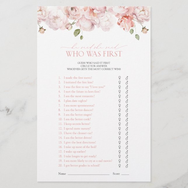 Garden Blume sagte er sagte, sie sagte rosa Duschs (Vorderseite)