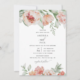 Garden Blume Wedding Einladung