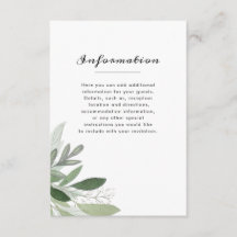 Garden Blush Information Card