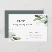 Garden Blush UAWG RSVP Karte (Vorne/Hinten)