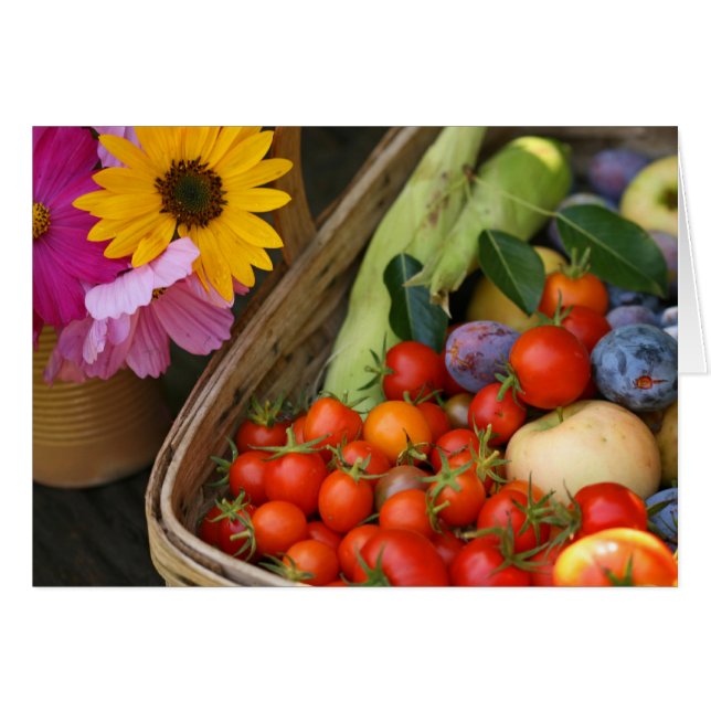 Garden Bounty Blank Card (Vorderseite (Horizontal))