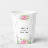 Garden Bouquet Blumenzapf Pappbecher (Rückseite)