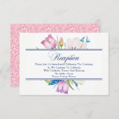 Garden Bouquet Empfang Einladung (Vorne/Hinten)