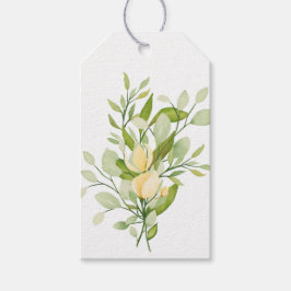 Garden Bouquet mit Foliage Geschenkanhänger