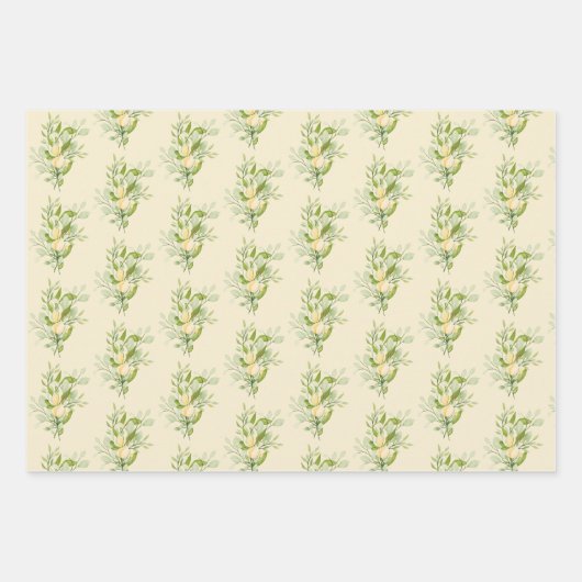 Garden Bouquets und Topiary Geschenkpapier Set (Vorderseite 2)