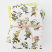 Garden Bouquets und Vögel Geschenkpapier Set (Beispiel)