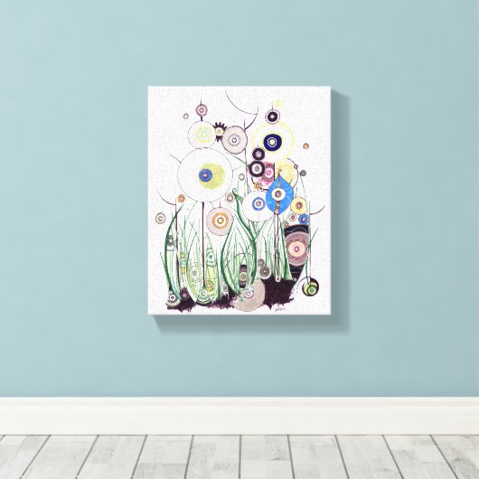 Garden Bramble Leinwand (Insitu (Holzboden))