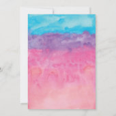 Garden Brautparty Einladung (Rückseite)