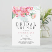 Garden Bridal Brunch Party Einladung (Stehend Vorderseite)