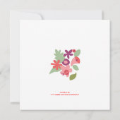 Garden Bridal Dusche Einladung (Rückseite)