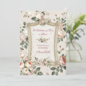 Garden Bridal Shower Invitation Einladung (Stehend Vorderseite)