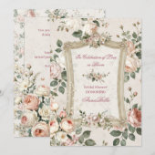 Garden Bridal Shower Invitation Einladung (Vorne/Hinten)