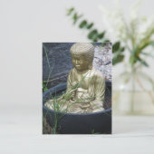 Garden Buddha Postkarte (Stehend Vorderseite)