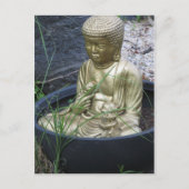 Garden Buddha Postkarte (Vorderseite)