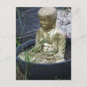Garden Buddha Postkarte