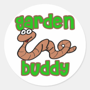Garden Buddy Runder Aufkleber