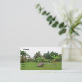 Garden Business Card Visitenkarte (Stehend Vorderseite)