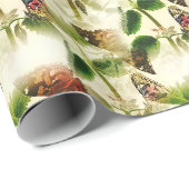 Garden Butterflies Geschenkpapier (Rolleneckpunkt)