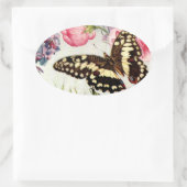 Garden Butterfly - Aufkleber (Tasche)