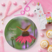 Garden Butterfly Wedding Pappteller (Party)