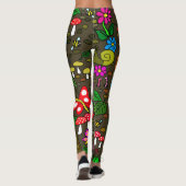 Garden Cartoon Leggings (Rückseite)