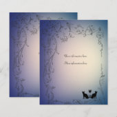 Garden Cat Liebhaber Hochzeitstich (Vorne/Hinten)