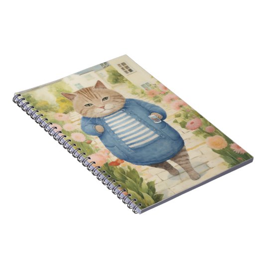 Garden Cat Notizblock (Rechte Seite)