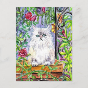 Garden Cat Postkarte