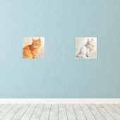  Garden Cat Print Set (Holzboden)