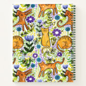 Garden Cats Sketchpad Notebook Notizblock (Rückseite)