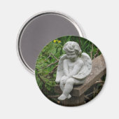 Garden Cherub Magnet (Vorderseite/Rückseite)