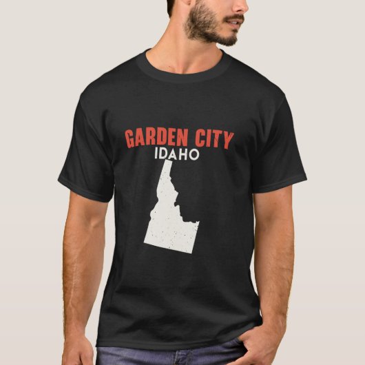 Garden City Idaho USA Staat Amerika Reisen Idahoan T-Shirt (Vorderseite)