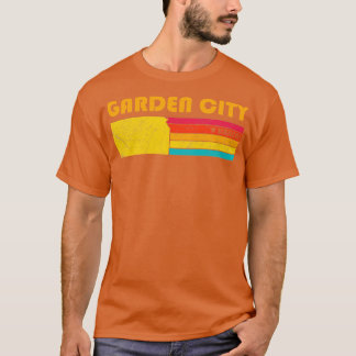 Garden City Kansas Vintag Unruhig Souvenir T-Shirt